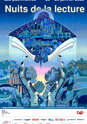 Affiche Nuits de la lecture 2025